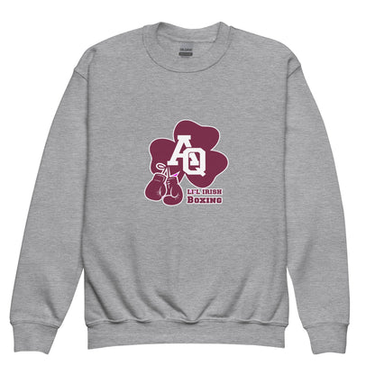 Classic | Youth Sweatshirt | Aquinas Li’l Irish Boxing | AQ Shamrock Logo