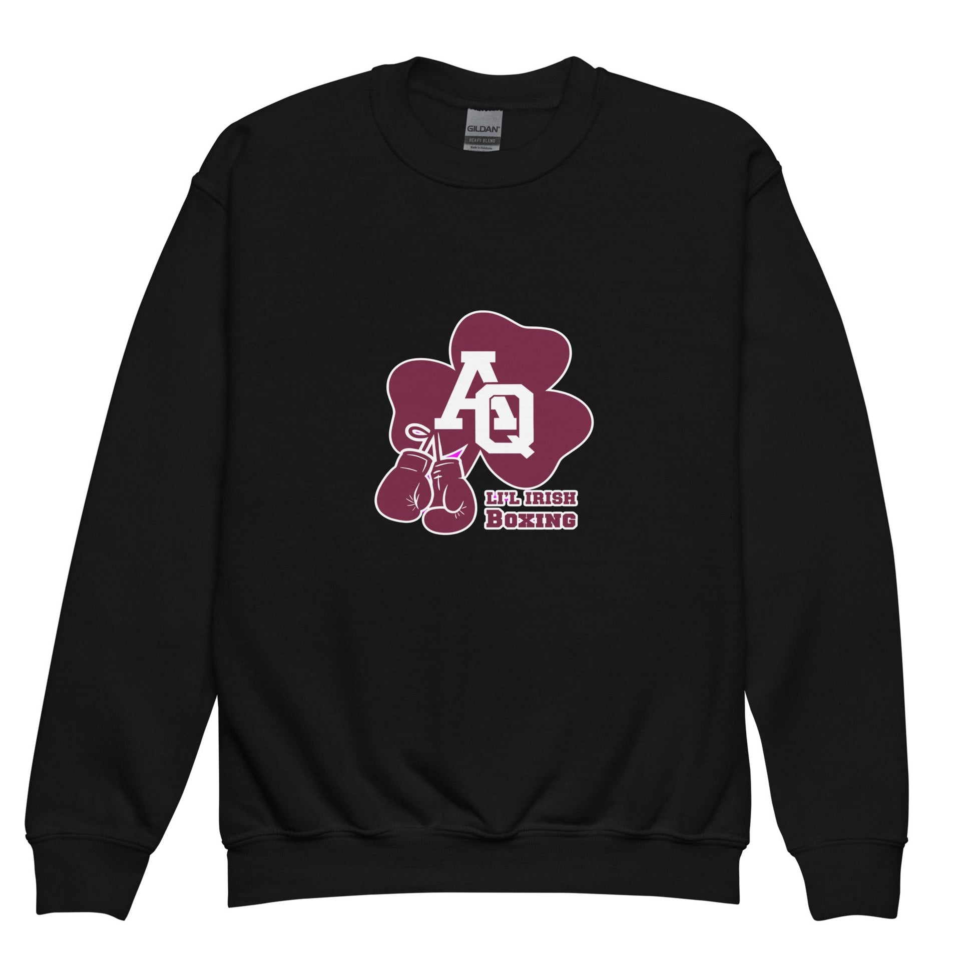 Classic | Youth Sweatshirt | Aquinas Li’l Irish Boxing | AQ Shamrock Logo