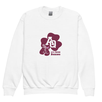 Classic | Youth Sweatshirt | Aquinas Li’l Irish Boxing | AQ Shamrock Logo