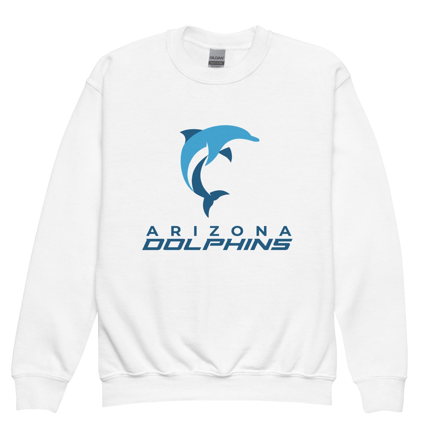 Classic | Youth Sweatshirt | Arizona Dolphins Swim Team | Wave Athletic Logo