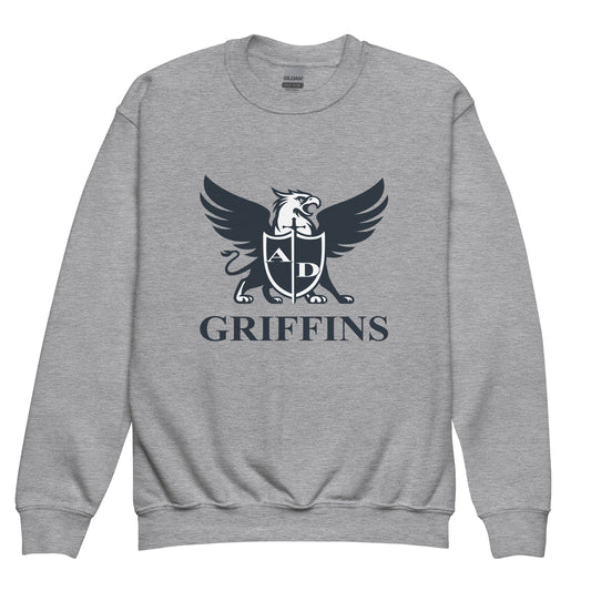 Classic | Youth Sweatshirt | Arma Dei Academy Basketball | Griffin Logo