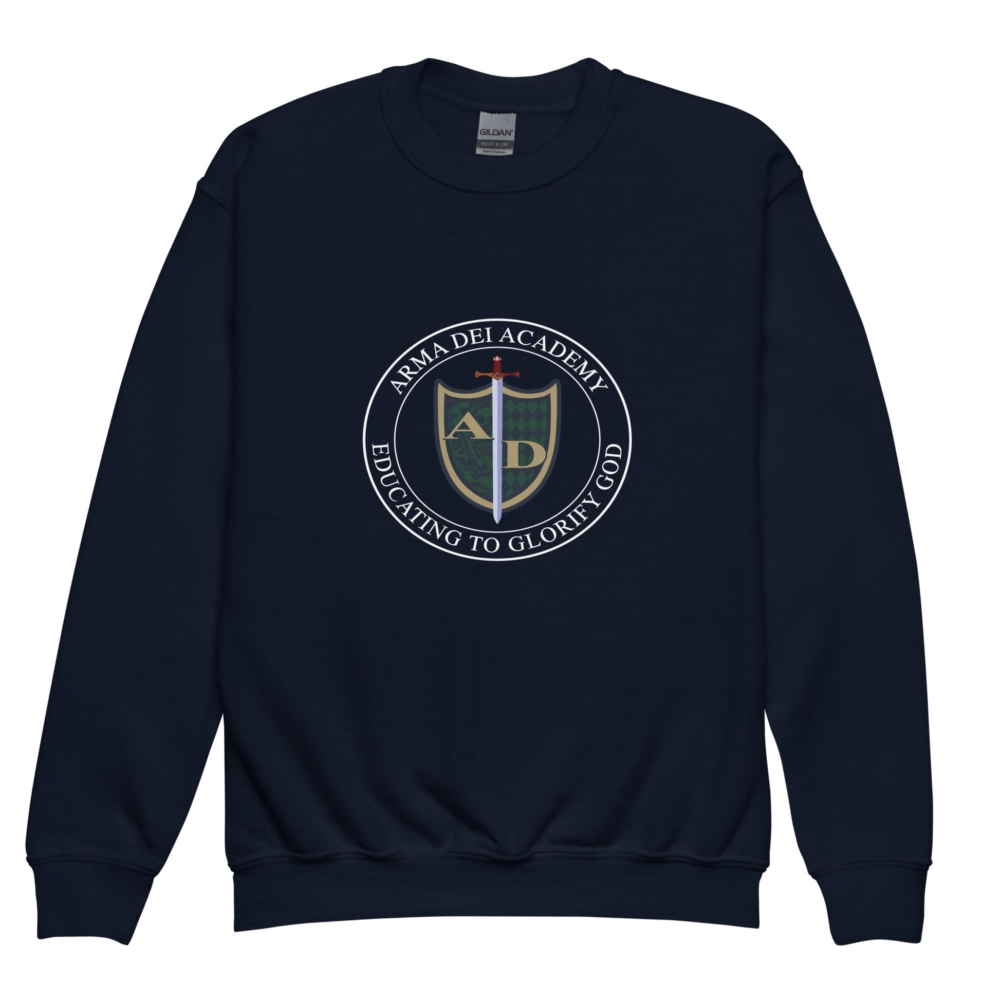 Classic | Youth Sweatshirt | Arma Dei Academy | Emblem