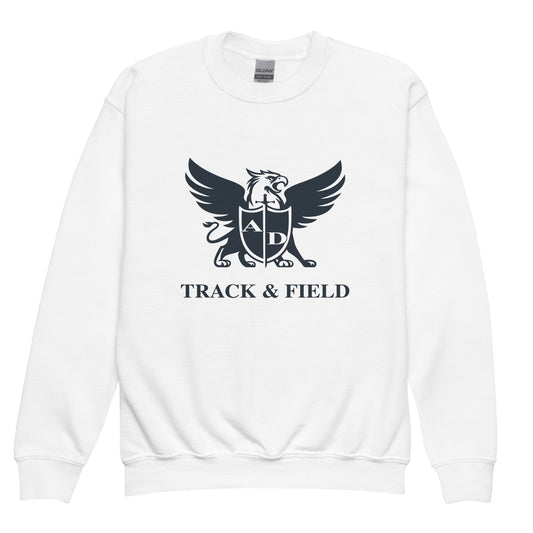 Classic | Youth Sweatshirt | Arma Dei Academy Track and Field | Griffin Logo