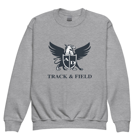Classic | Youth Sweatshirt | Arma Dei Academy Track and Field | Griffin Logo