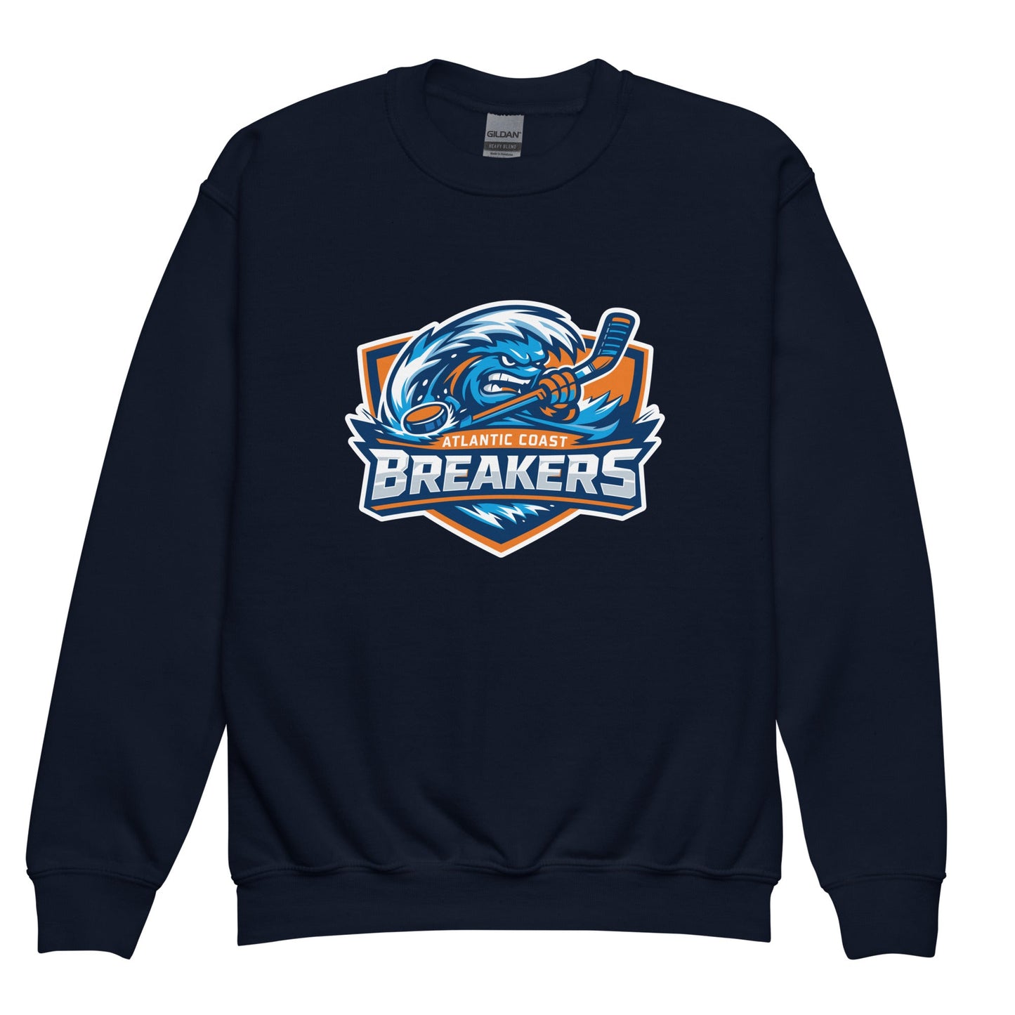 Classic | Youth Sweatshirt | Atlantic Coast Breakers Hockey | Mascot Shield Logo