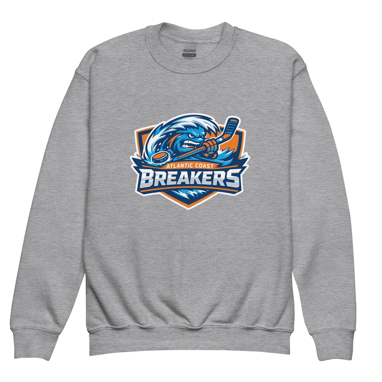 Classic | Youth Sweatshirt | Atlantic Coast Breakers Hockey | Mascot Shield Logo