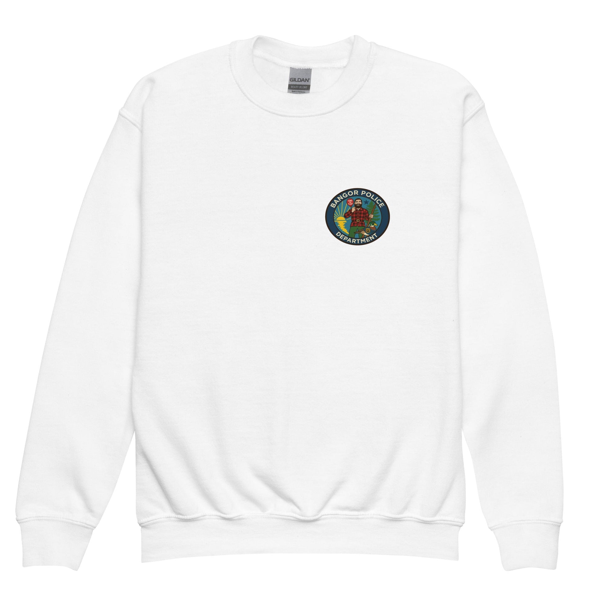 Classic | Youth Sweatshirt | Bangor PD | Pocket Logo