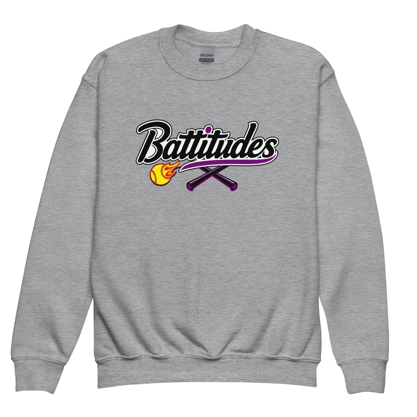Classic | Youth Sweatshirt | Battitudes | Crest Logo