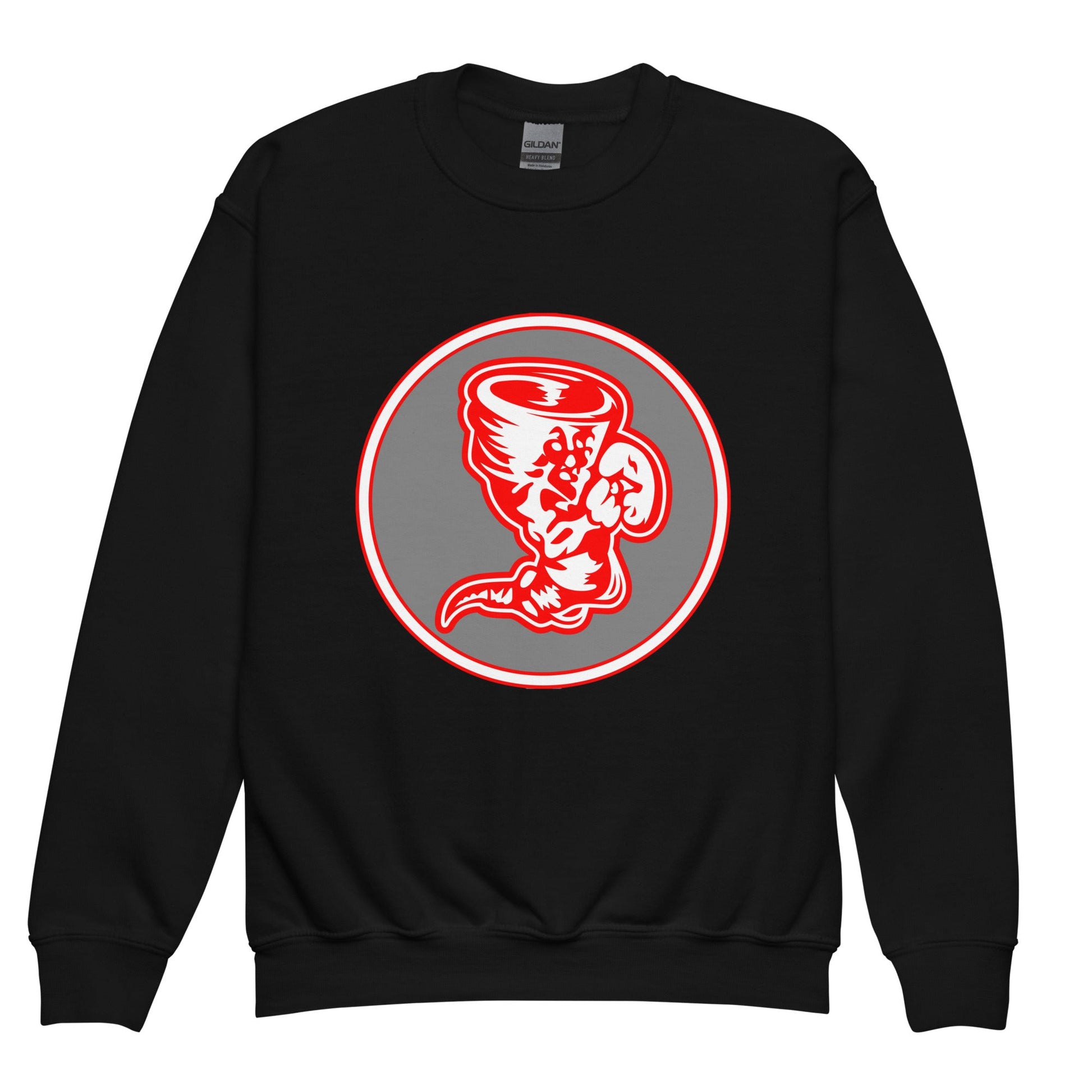 Classic | Youth Sweatshirt | Bay High Softball | Badge Logo