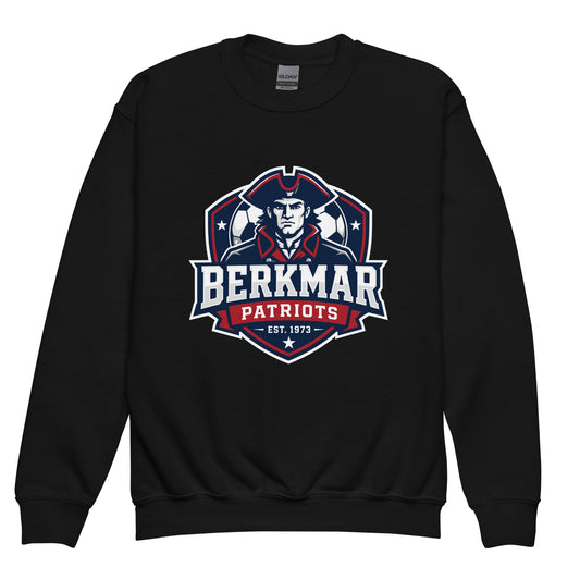 Classic | Youth Sweatshirt | Berkmar High School Soccer | Shield Logo