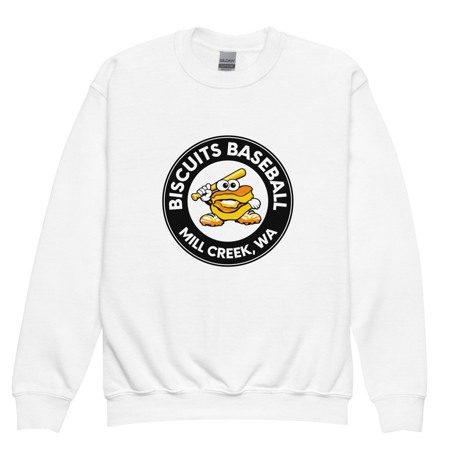 Classic | Youth Sweatshirt | Biscuits Baseball MCLL | Mascot Logo