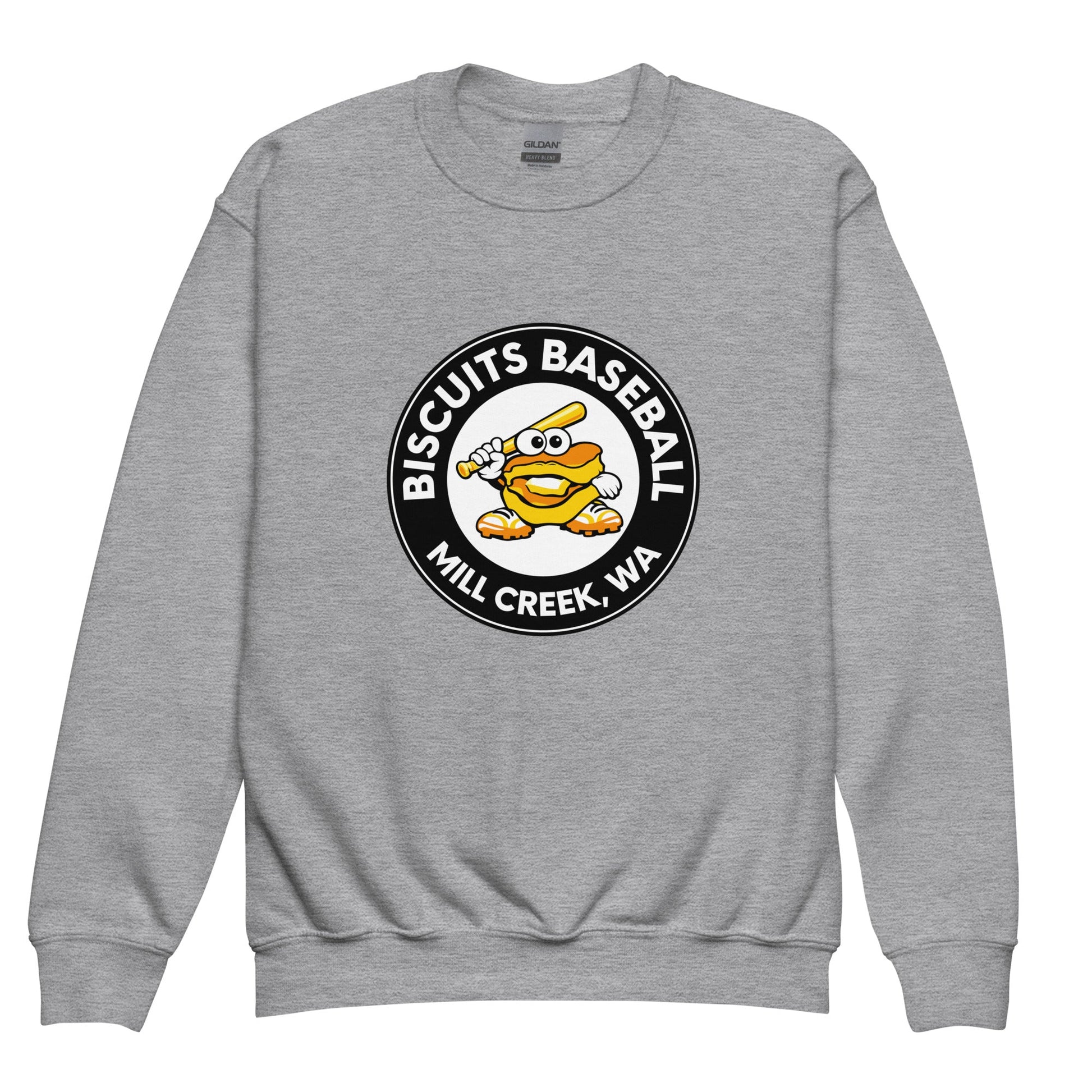 Classic | Youth Sweatshirt | Biscuits Baseball MCLL | Mascot Logo