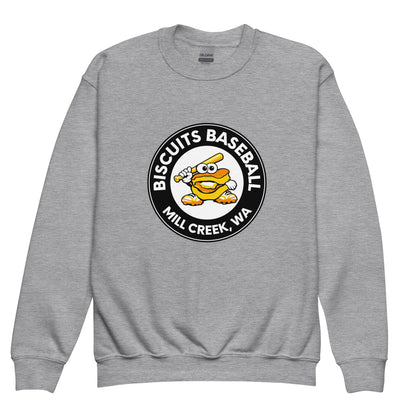 Classic | Youth Sweatshirt | Biscuits Baseball MCLL | Mascot Logo