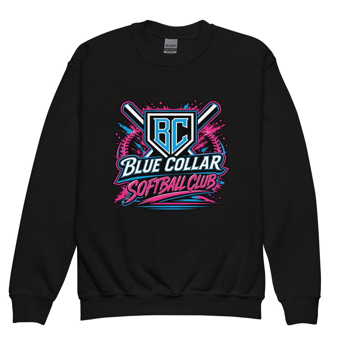 Classic | Youth Sweatshirt | Blue Collar Softball 2034 | Athletics Logo