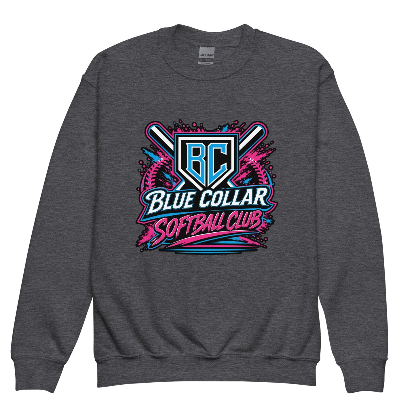 Classic | Youth Sweatshirt | Blue Collar Softball 2034 | Athletics Logo