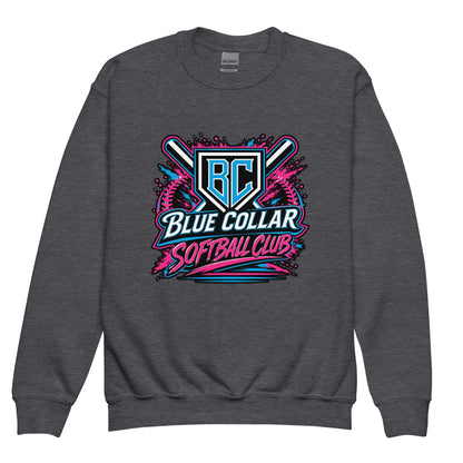 Classic | Youth Sweatshirt | Blue Collar Softball 2034 | Athletics Logo
