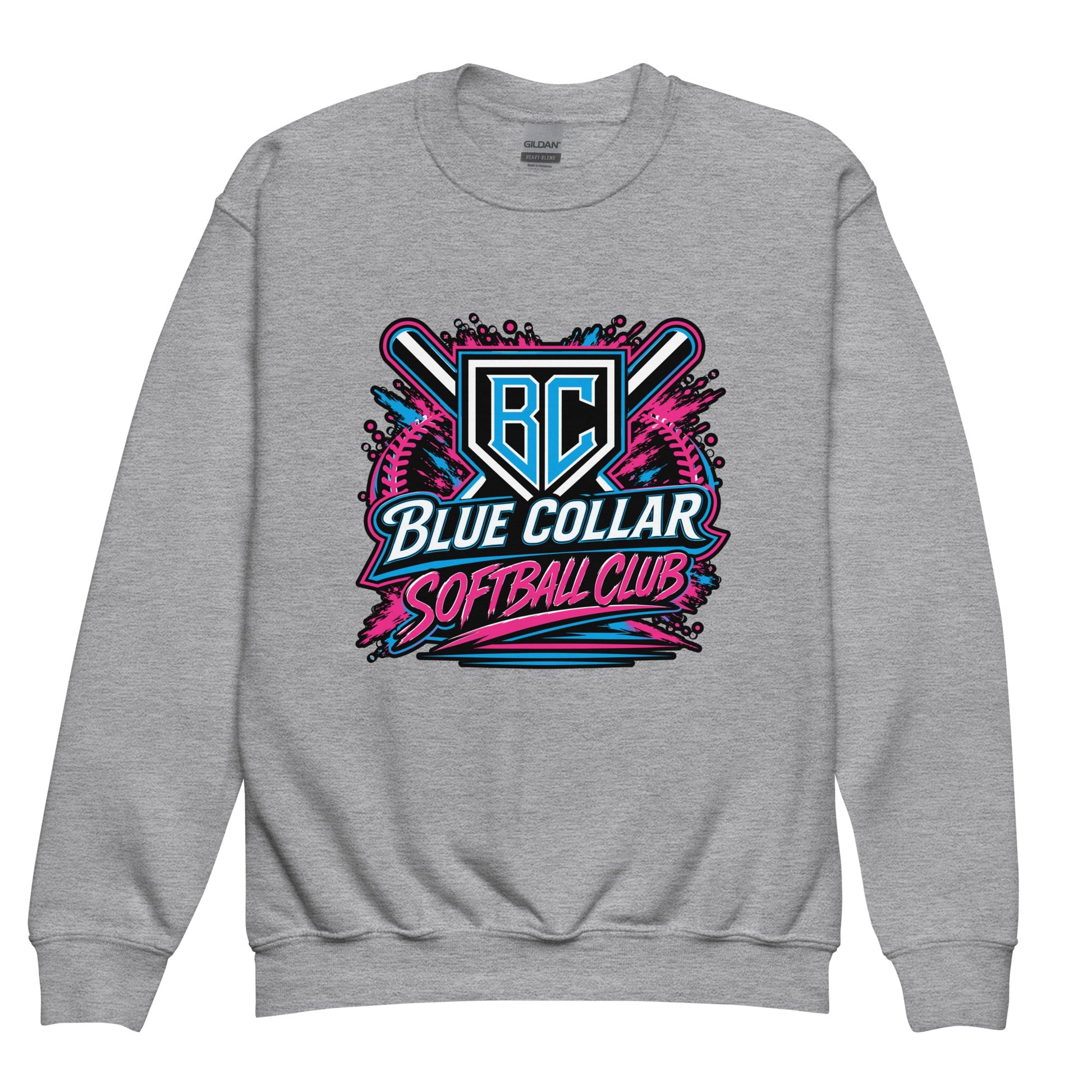 Classic | Youth Sweatshirt | Blue Collar Softball 2034 | Athletics Logo