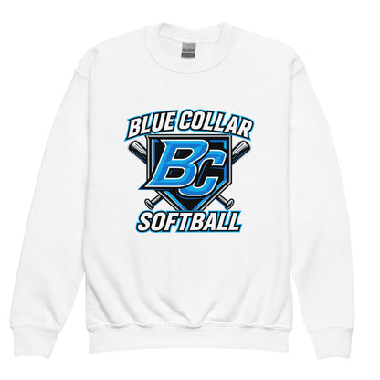 Classic | Youth Sweatshirt | Blue Collar Softball 2034 | Shield Logo