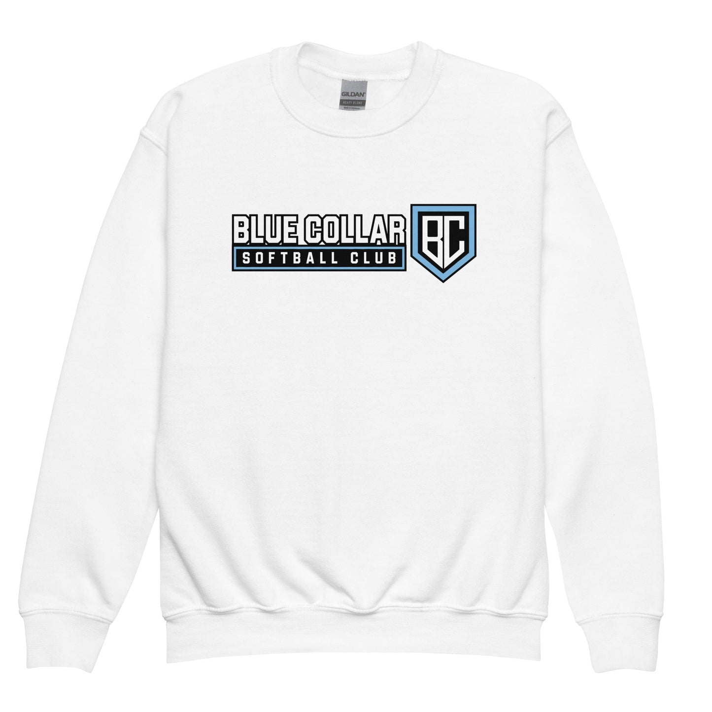 Classic | Youth Sweatshirt | Blue Collar Softball 2034 | Vanguard Logo