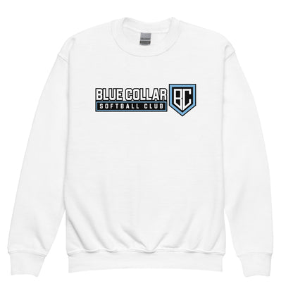 Classic | Youth Sweatshirt | Blue Collar Softball 2034 | Vanguard Logo