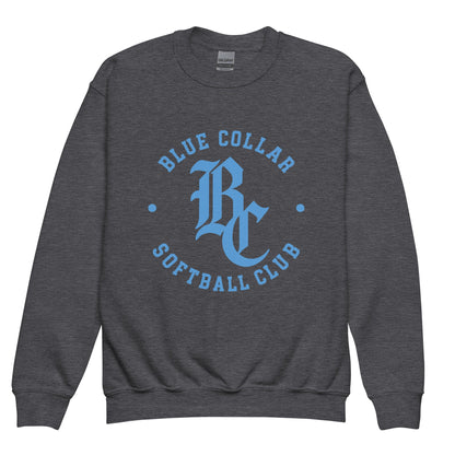 Classic | Youth Sweatshirt | Blue Collar Softball 2034 | Varsity Logo