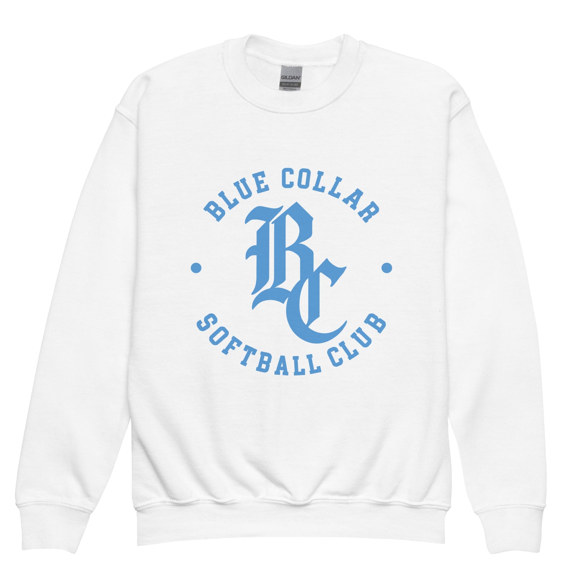 Classic | Youth Sweatshirt | Blue Collar Softball 2034 | Varsity Logo