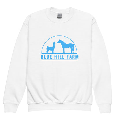 Classic | Youth Sweatshirt | Blue Hill Farm | Emblem Logo