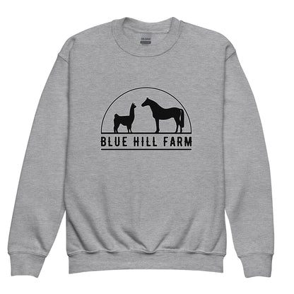 Classic | Youth Sweatshirt | Blue Hill Farm | Highland Silhouette Logo