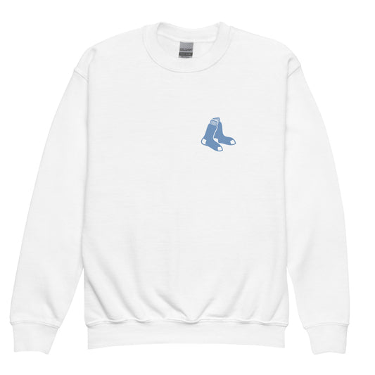Classic | Youth Sweatshirt | Blue Sox | Icon Logo