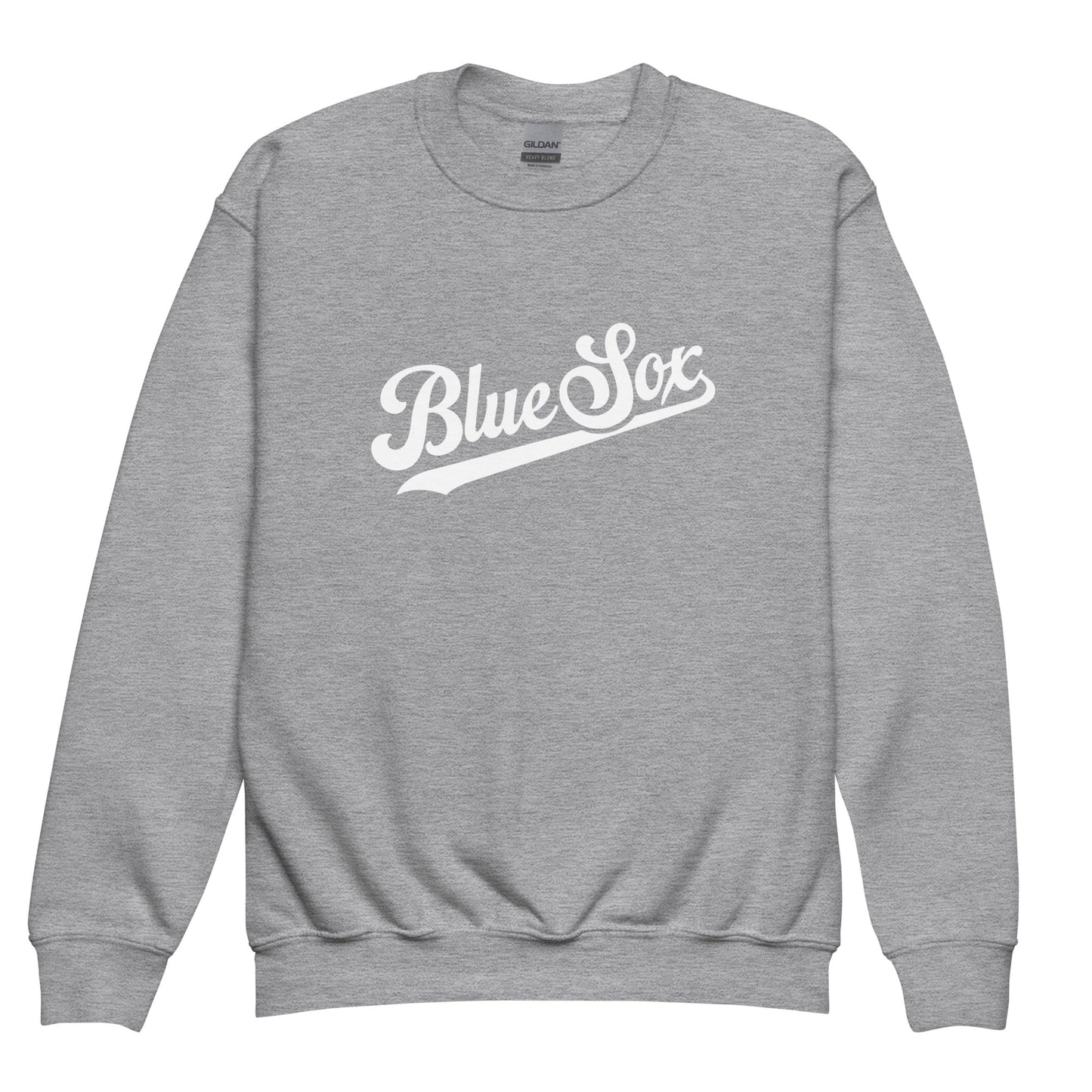 Classic | Youth Sweatshirt | Blue Sox | Script Logo