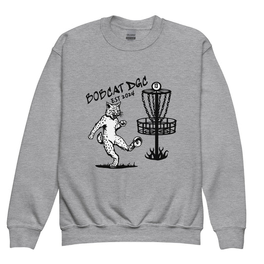 Classic | Youth Sweatshirt | Bobcat DGC | Predator Disc Golf Logo