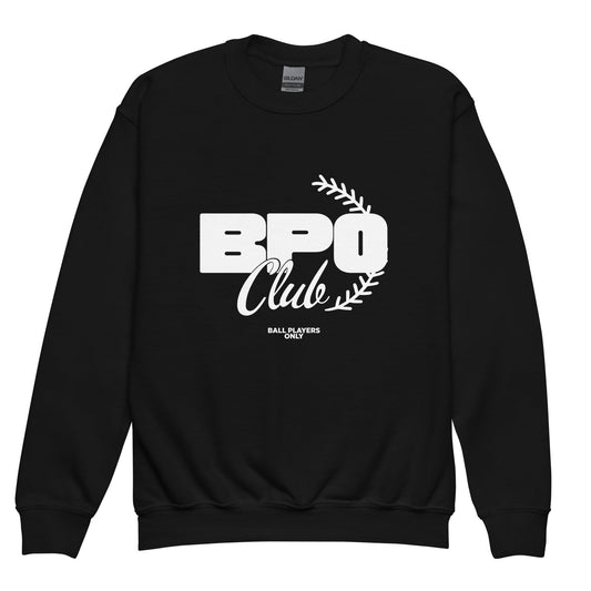Classic | Youth Sweatshirt | BPO Club | White Logo