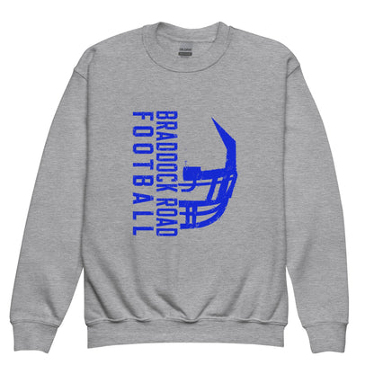 Classic | Youth Sweatshirt | Braddock Road Football | Sideline Vertical Logo