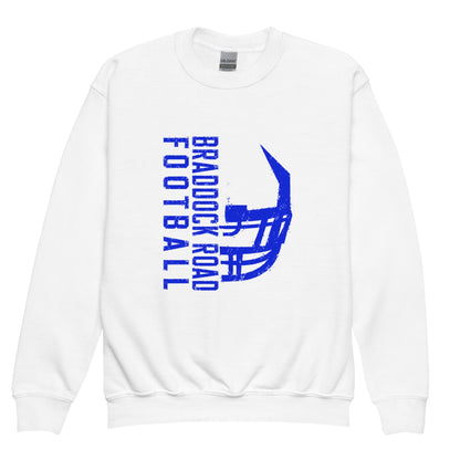 Classic | Youth Sweatshirt | Braddock Road Football | Sideline Vertical Logo