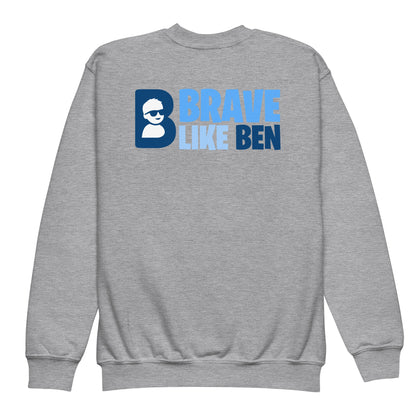 Classic | Youth Sweatshirt | Brave Like Ben | Athletics Logo