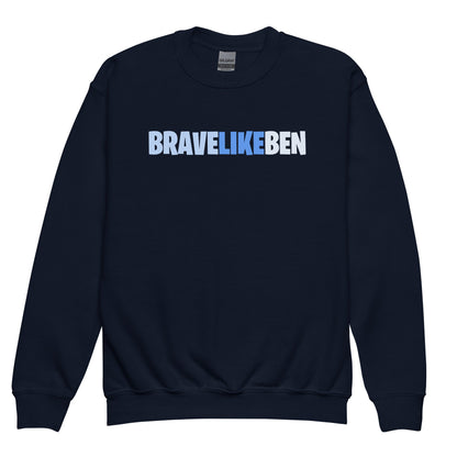 Classic | Youth Sweatshirt | Brave Like Ben | Script Logo