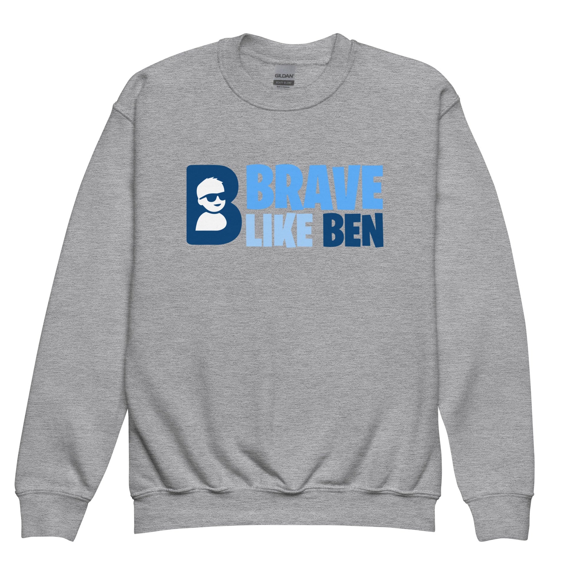 Classic | Youth Sweatshirt | Brave Like Ben | Vanguard Logo