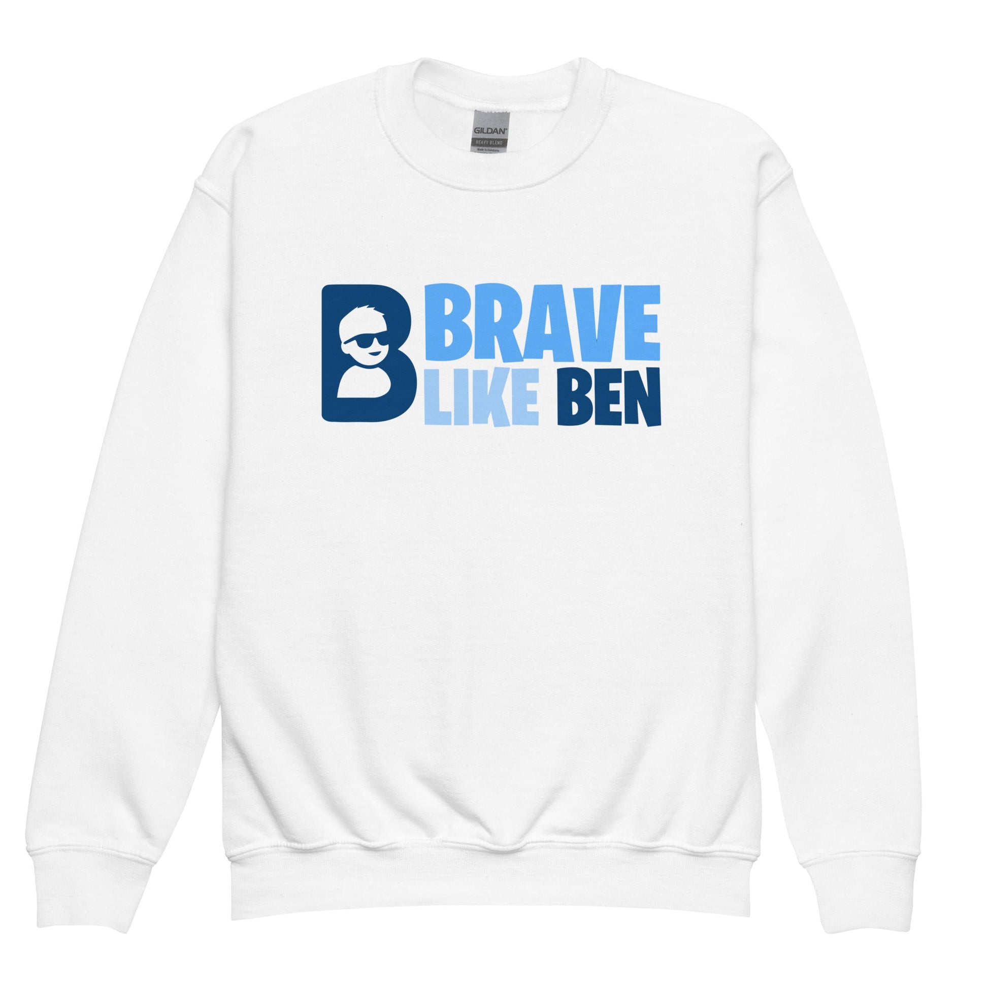 Classic | Youth Sweatshirt | Brave Like Ben | Vanguard Logo