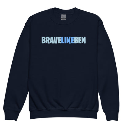 Classic | Youth Sweatshirt | Brave Like Ben | Wordmark Logo