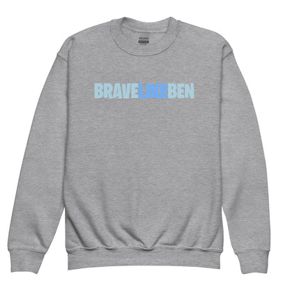 Classic | Youth Sweatshirt | Brave Like Ben | Wordmark Logo
