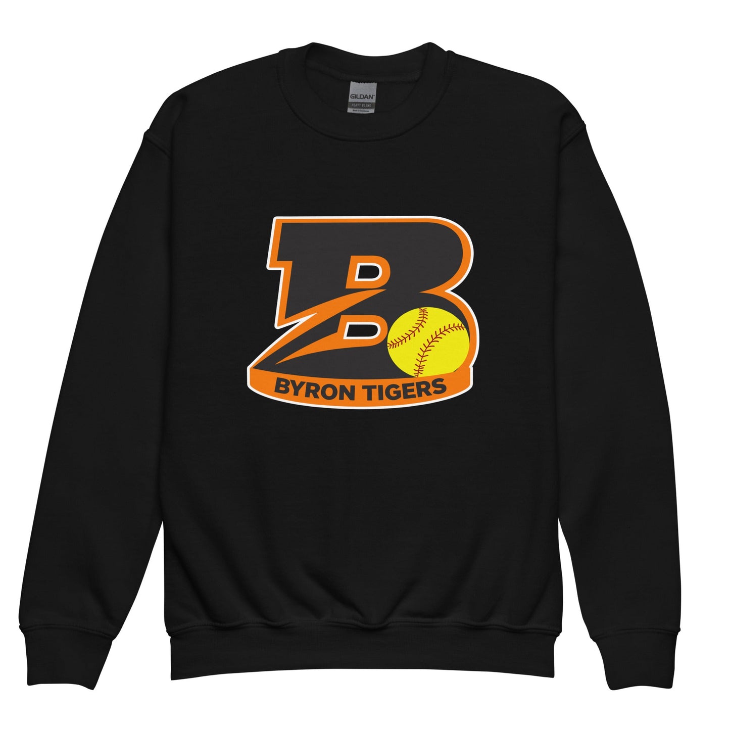 Classic | Youth Sweatshirt | Byron High School Softball | Softball Logo