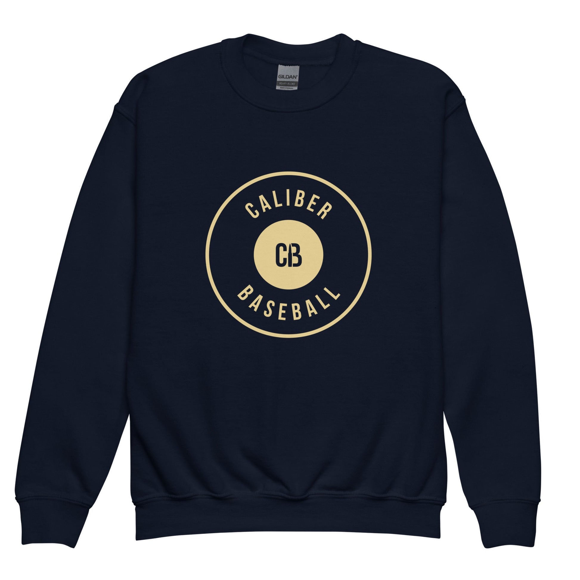 Classic | Youth Sweatshirt | Caliber Baseball | Crest Logo