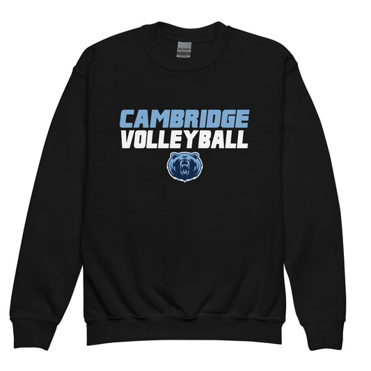 Classic | Youth Sweatshirt | Cambridge Volleyball | Modern Logo