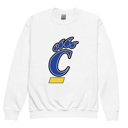 Classic | Youth Sweatshirt | Campbellsport Cougars | Crest Logo