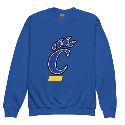 Classic | Youth Sweatshirt | Campbellsport Cougars | Crest Logo