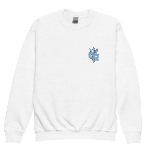 Classic | Youth Sweatshirt | Cape Riptides Baseball | Crest Logo