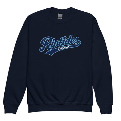 Classic | Youth Sweatshirt | Cape Riptides Baseball | Modern Script Logo