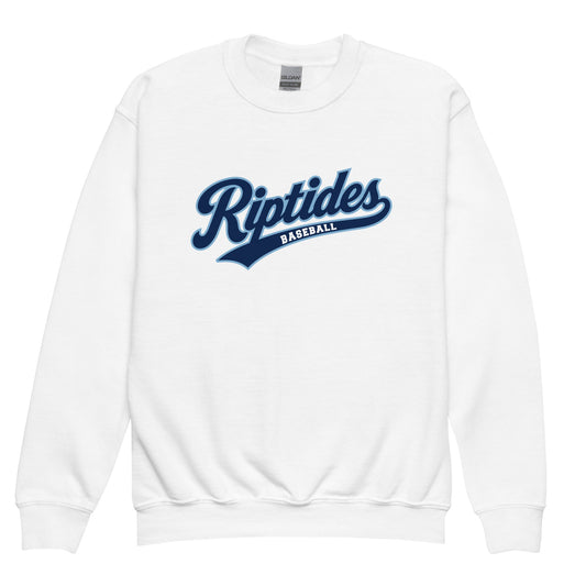 Classic | Youth Sweatshirt | Cape Riptides Baseball | Modern Script Logo