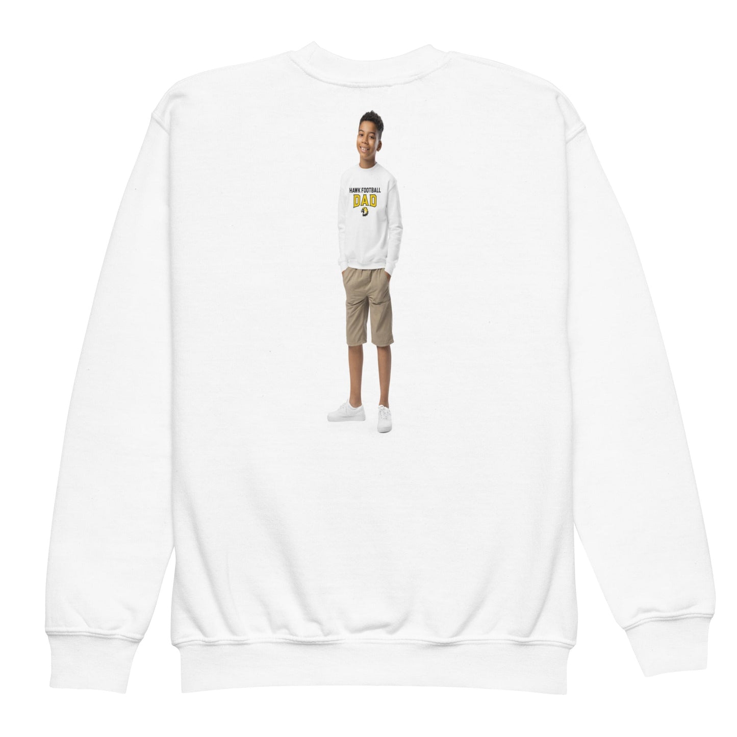 Classic | Youth Sweatshirt | Cardinal Ohara Hawks | Football Dad Logo