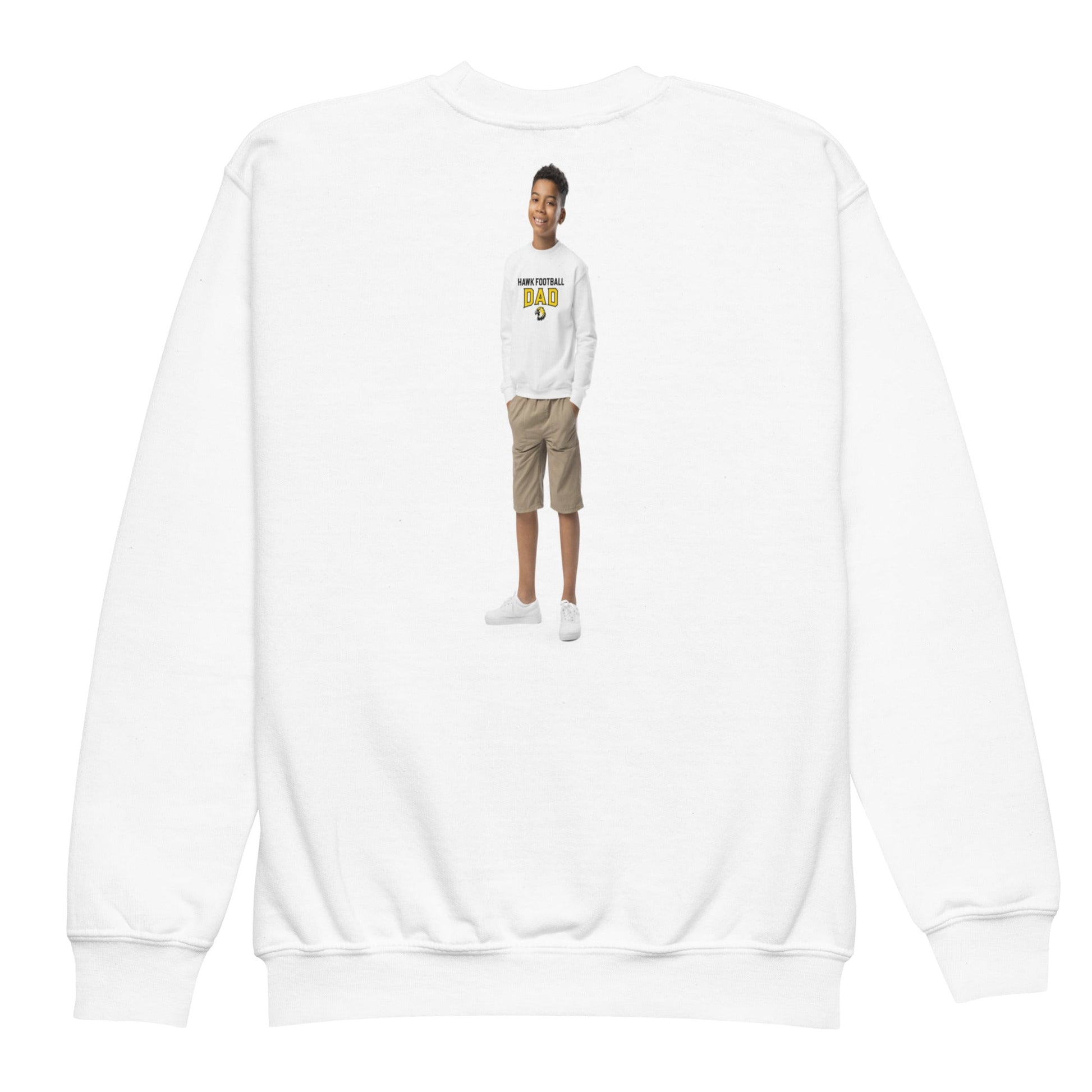 Classic | Youth Sweatshirt | Cardinal Ohara Hawks | Football Dad Logo